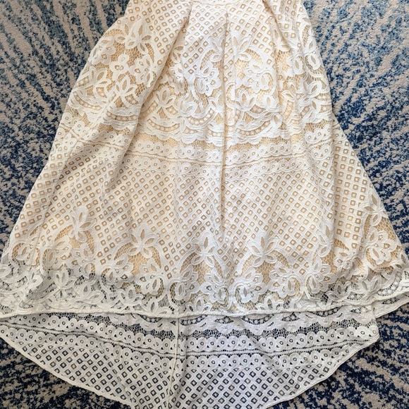 Lover, White Lace 2-level skirt - Picture 4 of 5